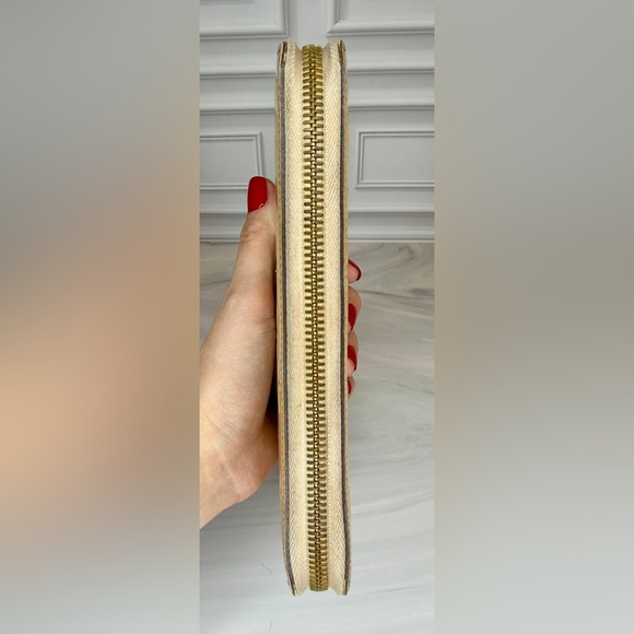 Louis Vuitton Vernis Cream Long Zip Wallet | Zippy | Full Set - Picture 5 of 15